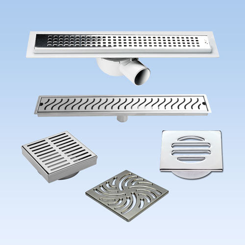 Our bathroom shower drain range adds an extra designer touch to your bathroom space from best quality brands at The Appliance Guys. Choose from wide range of Shop linear and square shower drains designs and types...