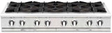 Capital Cooking - 48" Capital Culinarian Rangetop - 25K BTU - 8 Open Burners, 1 8K BTU Small Pan Burner - CGRT488