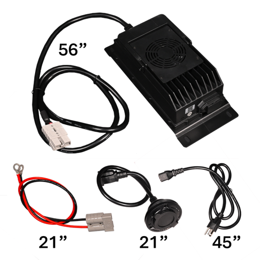 Aims Power - Golf Cart Lithium Battery 48V 105AH 5.3 kWh with Charger and Wiring kit