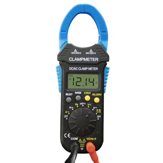 Aims Power - Digital Clamp Meter Auto Range DC/AC 600V True RMS