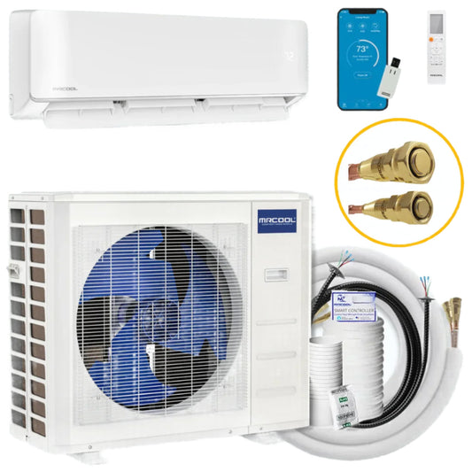 MRCOOL - DIY 5th Gen E Star 36K BTU Single Zone Mini Split Complete System with 25ft. Line Set 230V - DIY-36-HP-WM-230D25-O