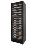 Allavino - Reserva Series 67 Bottle 71" Tall Dual Zone Black Shallow Wine Refrigerator with Wood Shelf Fronts