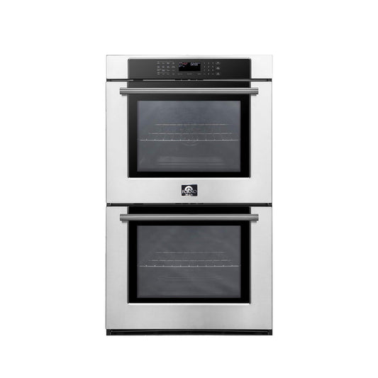 FORNO - Villarosa 30-Inch Convection Double Electric Wall Oven in Stainless Steel
