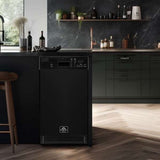 FORNO - Polo 18" Dishwasher Black | FDWBI8041-18BLK