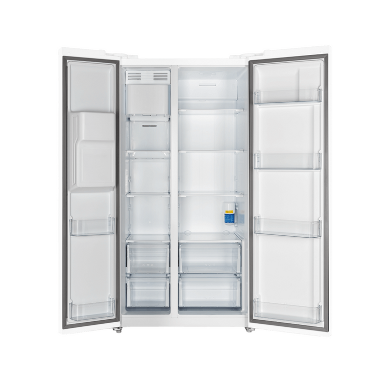 Forno - Salerno 36" Side by Side  20 Cu.Ft Stainless Steel Refrigerator with Ice Maker WHITE - FFRBI1844-36WHT