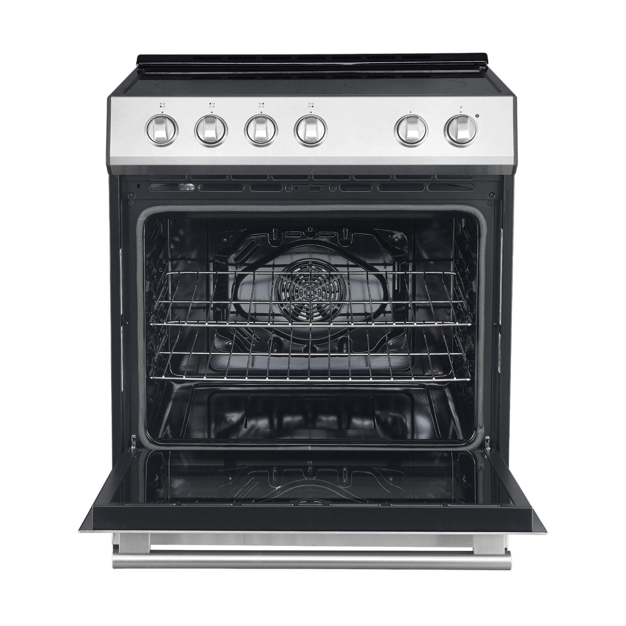 FORNO - Leonardo Espresso 30-Inch Electric Range with 5.0 cu. Ft. Electric Oven - Stainless Steel