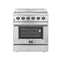 FORNO - Galiano 30-Inch Electric Range with Convection Oven in Stainless Steel