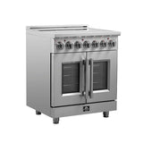 Forno - Massimo 30" Freestanding French Door Electric Range - FFSEL6955-30