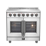 Forno - Massimo 36" Freestanding French Door Electric Range - FFSEL6955-36