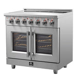 Forno - Massimo 36" Freestanding French Door Electric Range - FFSEL6955-36