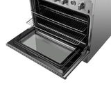 FORNO - Marco 36-Inch Gas Range 6 Gas Burners, 5.36 cu.ft. Convection Oven and Temperature Gauge in Stainless Steel - FFSGS6277-36