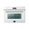 FORNO - Oliena Espresso White 24" 1750 Watt Compact Oven & 1000 Watt Microwave, 1.6 cu. ft. | FMWDR3093-24WHT