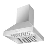 FORNO - Coppito 30-Inch Island Range Hood in Stainless Steel with 600 CFM Motor