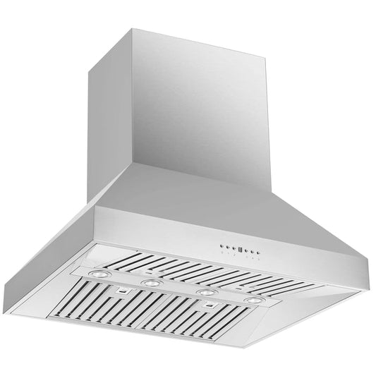 FORNO - Coppito 36-Inch Island Range Hood in Stainless Steel with 1200 CFM Motor