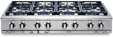 Capital Cooking - 48" Capital Precision Rangetop - 19K BTU - 8 Sealed Burners - GRT488