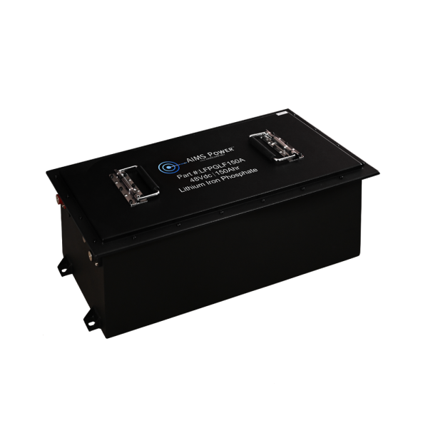 Aims Power - Golf Cart Lithium Battery 48V 200AH 10.2 kWh with Charger and Wiring Kit