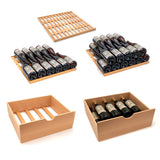 Allavino - 76.5" Tall Side-by-Side Wine Vault with Solid Black Doors - BF 2X-KWR-8185-SD