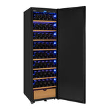 Allavino - 76.5" Tall Single Zone Wine Vault with Solid Black