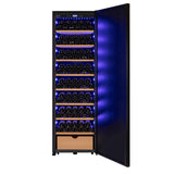 Allavino - 76.5" Tall Single Zone Wine Vault with Solid Black