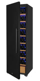 Allavino - 76.5" Tall Single Zone Wine Vault with Solid Black