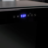 Allavino - Contemporary 102 Bottle Single Zone Freestanding Wine Refrigerator with Black Glass Door - AO KWR102S-1BGR