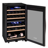 Allavino - Cascina Series 28 Bottle Dual Zone Freestanding Wine Cooler Refrigerator with Stainless Steel Door - AO KWR28D-2SR