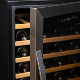 Allavino - Cascina Series 50 Bottle Single Zone Freestanding Wine Cooler Refrigerator with Stainless Steel Door - AO KWR50S-1SR
