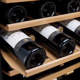 Allavino - Cascina Series 50 Bottle Single Zone Freestanding Wine Cooler Refrigerator with Stainless Steel Door - AO KWR50S-1SR