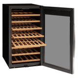 Allavino - Cascina Series 50 Bottle Single Zone Freestanding Wine Cooler Refrigerator with Stainless Steel Door - AO KWR50S-1SR