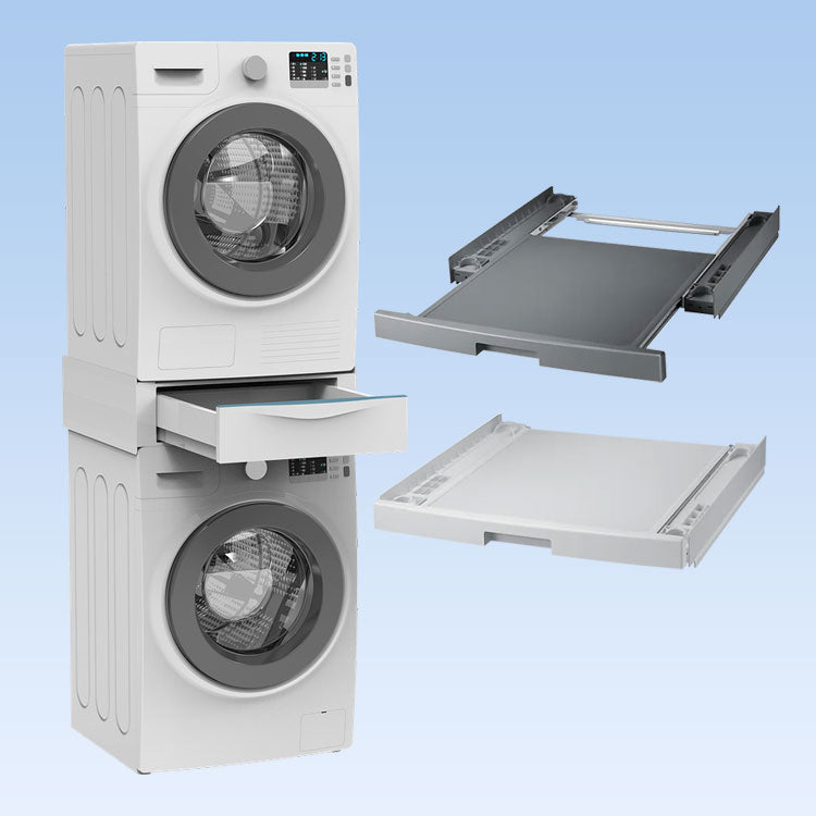 Stacking kit for washing machine or dryer? We got it. Create an additional surface to help you sort, load and unload. No wall mounting required. Shop at The Appliance Guys