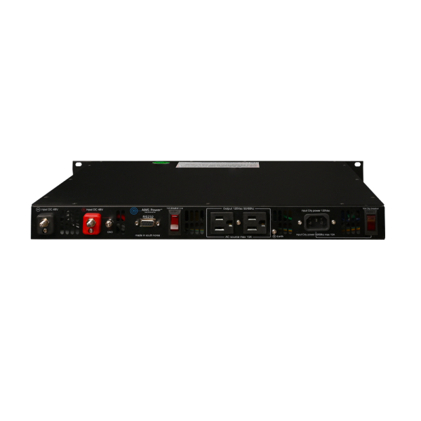 Aims Power - 1000 Watt NEGATIVE 48 Volt Rack Mount Inverter To 120 Volt AC – 1U (-48V)