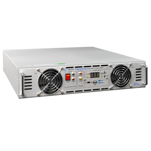 Aims Power - 3000 Watt NEGATIVE 48 Volt Rack Mount Inverter To 120 Volt AC – 2U (-48V)