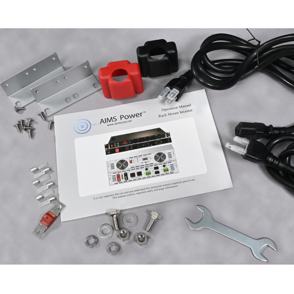 Aims Power - 3000 Watt NEGATIVE 48 Volt Rack Mount Inverter To 120 Volt AC – 2U (-48V)