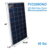 Aims Power - KIT Hybrid Pure Sine Inverter Charger, Battery Bank & Solar Panels 4.6 kW Inverter Output | 28,800 Watt Hour Battery Bank | 4620 Watt Solar Panels