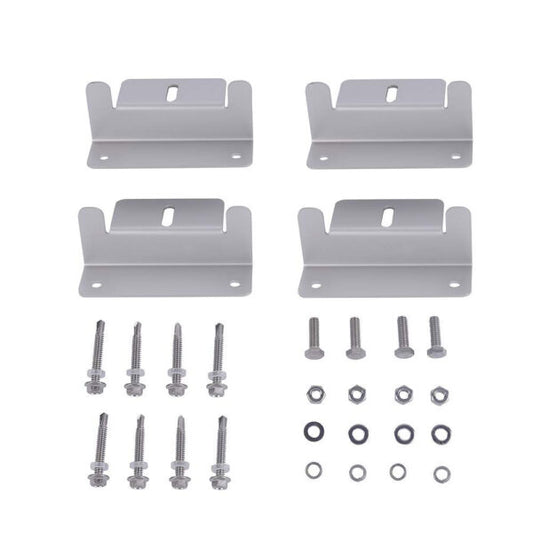 Aims Power - Solar Panel Z Bracket Mounting Kit 4 Piece Set