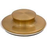 Ruvati - Garbage Disposal Flange with Basket Strainer and Stopper – Brushed Gold Satin Brass – RVA1042GG