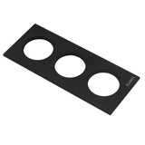 Ruvati - Black Composite Replacement Platform for 3 Bowl Condiment Tray Ruvati Workstation Serving Board – RVA1344BWC