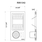 Ruvati - Wood Dish Plate and Silverware Caddy Drying Rack for Workstation Sinks – RVA1542