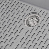 Ruvati - Silicone Bottom Grid Sink Mat for RVG1030 and RVG2030 Sinks – Gray – RVA41030GR