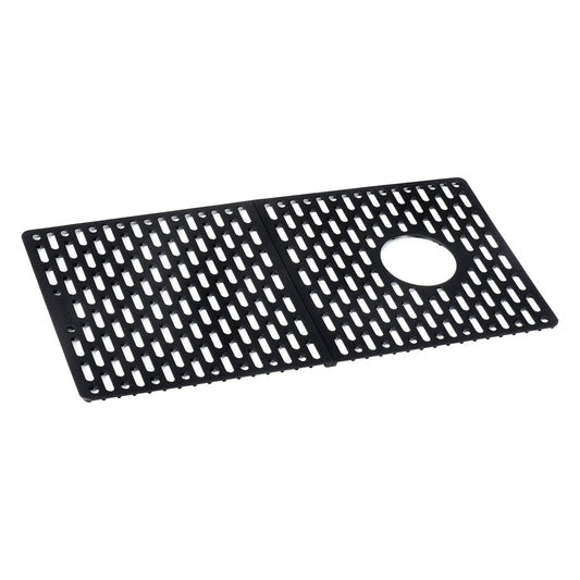 Ruvati - Silicone Bottom Grid Sink Mat for RVG1302 and RVG2302 Sinks – Black – RVA41302BK