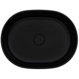Ruvati - 19-inch Matte Black epiStone Solid Surface Modern Bathroom Vessel Sink – RVB2119BK