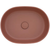 Ruvati - 19-inch Sedona Clay Pink epiStone Solid Surface Bathroom Vessel Sink – RVB2119TL