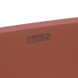 Ruvati - 19-inch Sedona Clay Pink epiStone Solid Surface Bathroom Vessel Sink – RVB2119TL