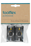 Toolflex - Toolflex One Wall Adapter (2-Pack) - Black