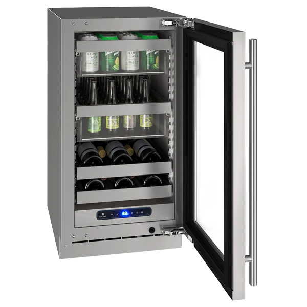 U-Line - 18" 5 Class Slide & Secure™ Beverage Center - UHBV518