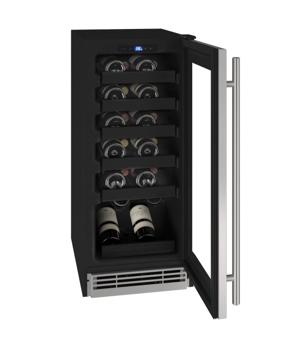 U-Line - 15" 1 Class Wine Refrigerator - HWC115