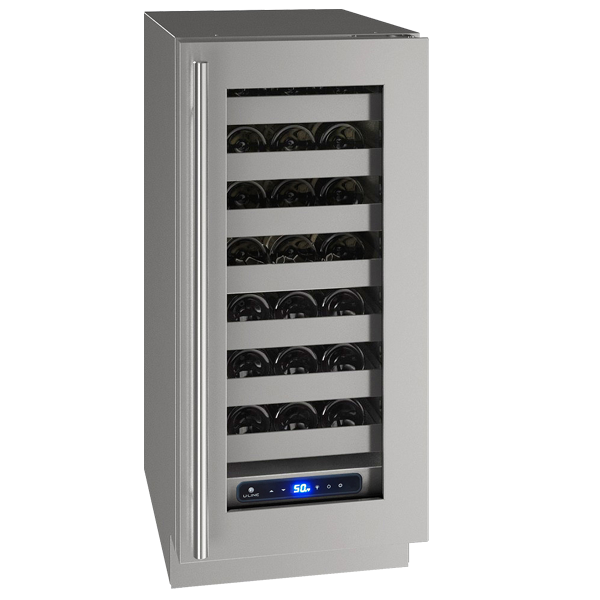 U-Line - 15" 5 Class Wine Refrigerator - HWC515