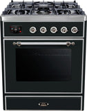 ILVE - 30" Magestic II Series Freestanding Dual Fuel Range - Glass Door(s)- Liquid Propane