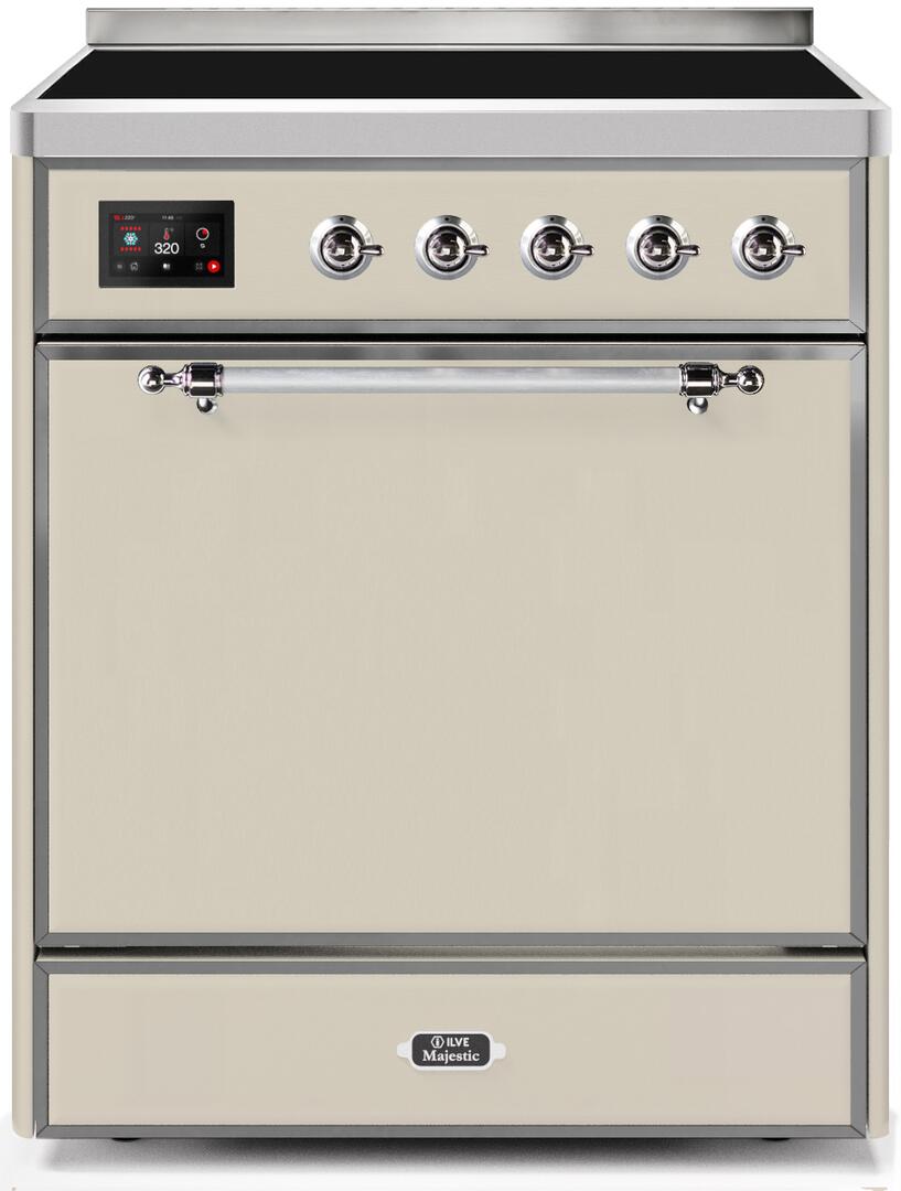 ILVE - 30" Magestic II Series Freestanding Electric Induction Range - Solid Door(s)