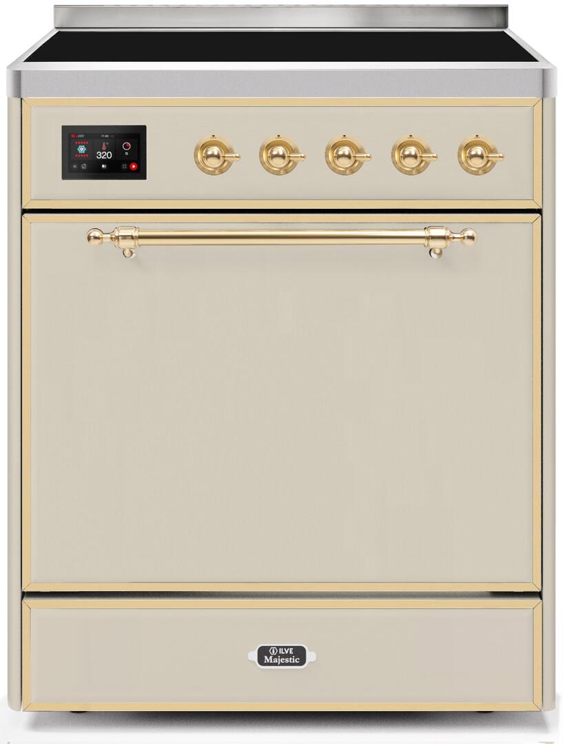 ILVE - 30" Magestic II Series Freestanding Electric Induction Range - Solid Door(s)